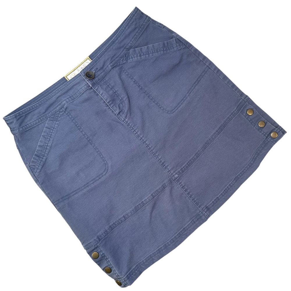 Aventura Vintage Indigo Bronson Organic Cotton Skirt, 8